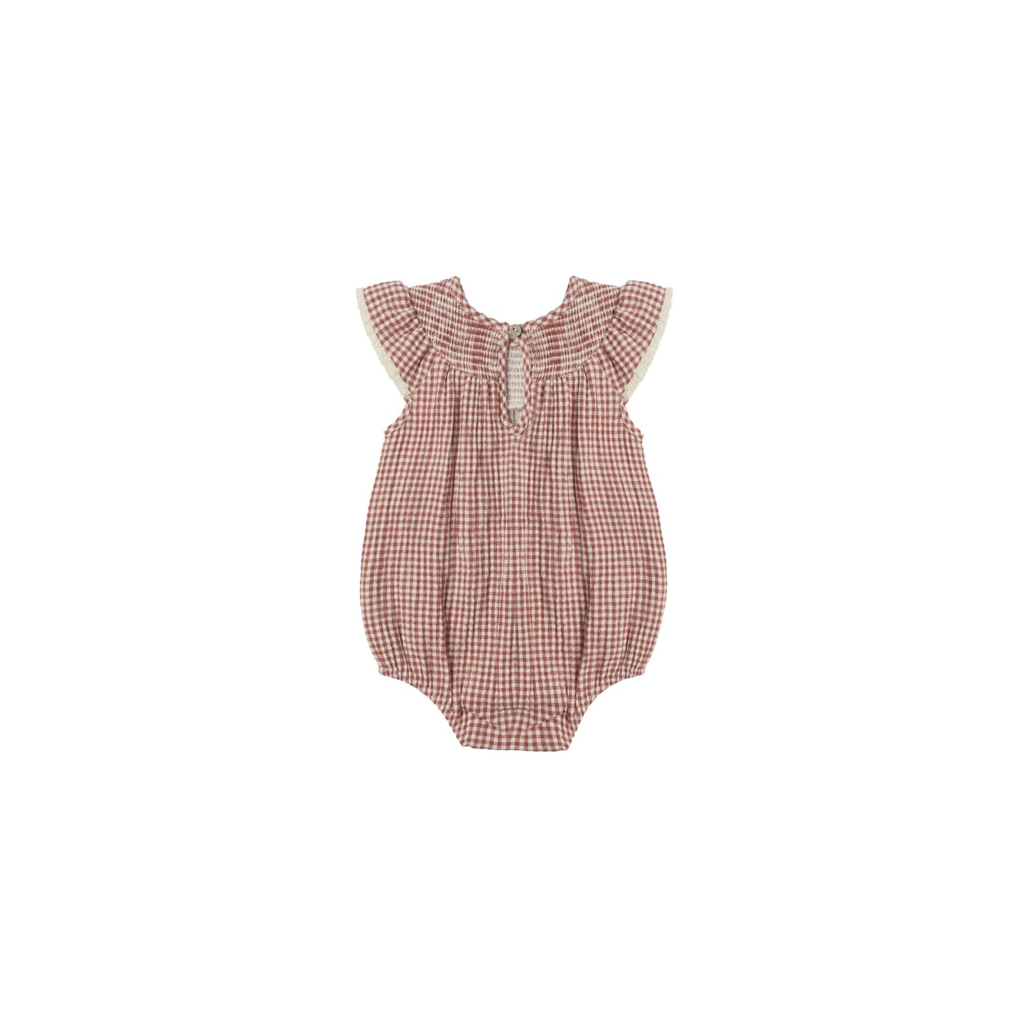 Lenore Romper || Red Gingham