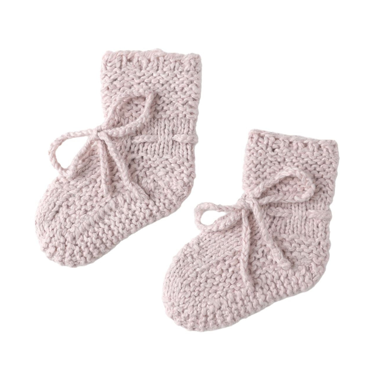Knit Booties || Lilac