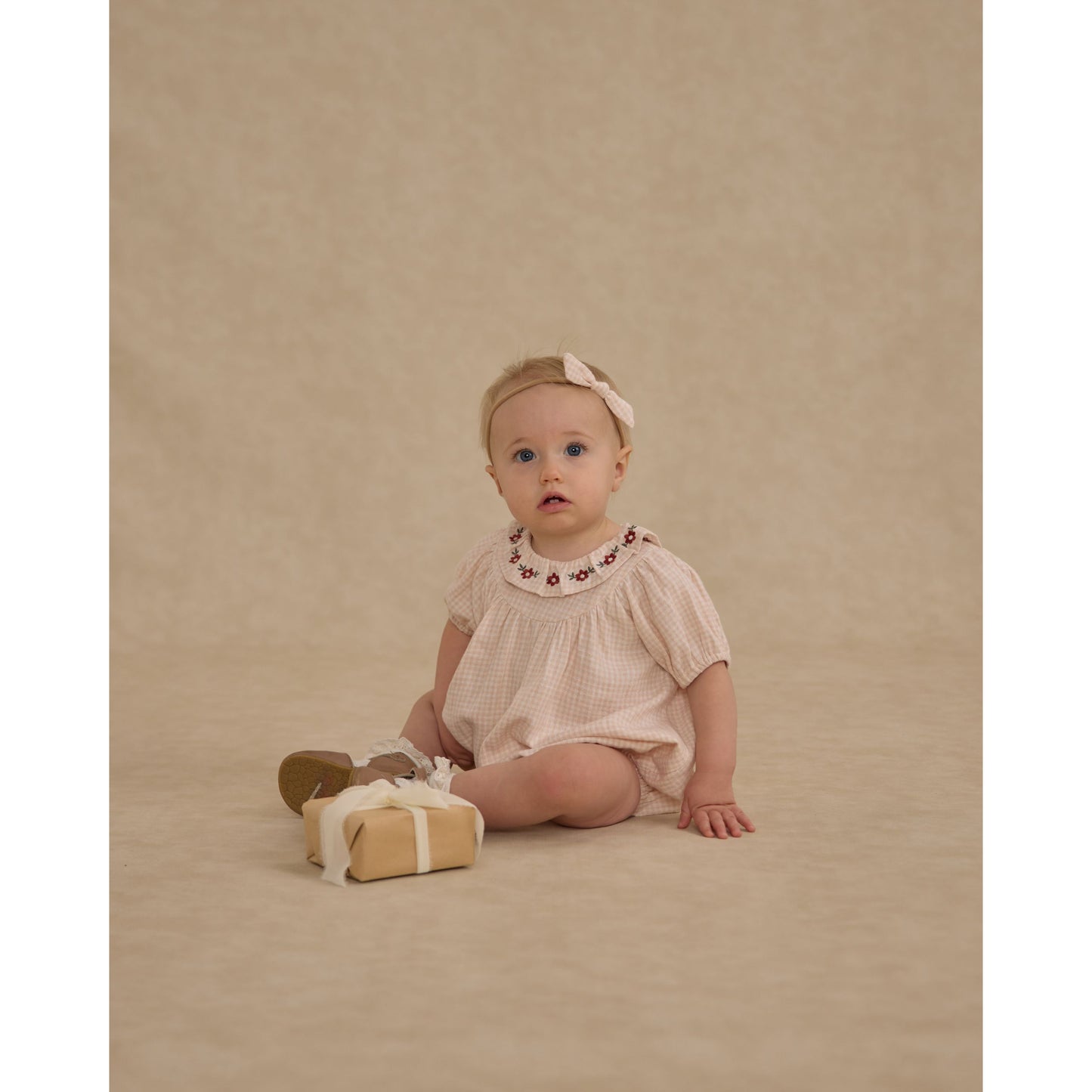 Lula Romper || Petal Gingham