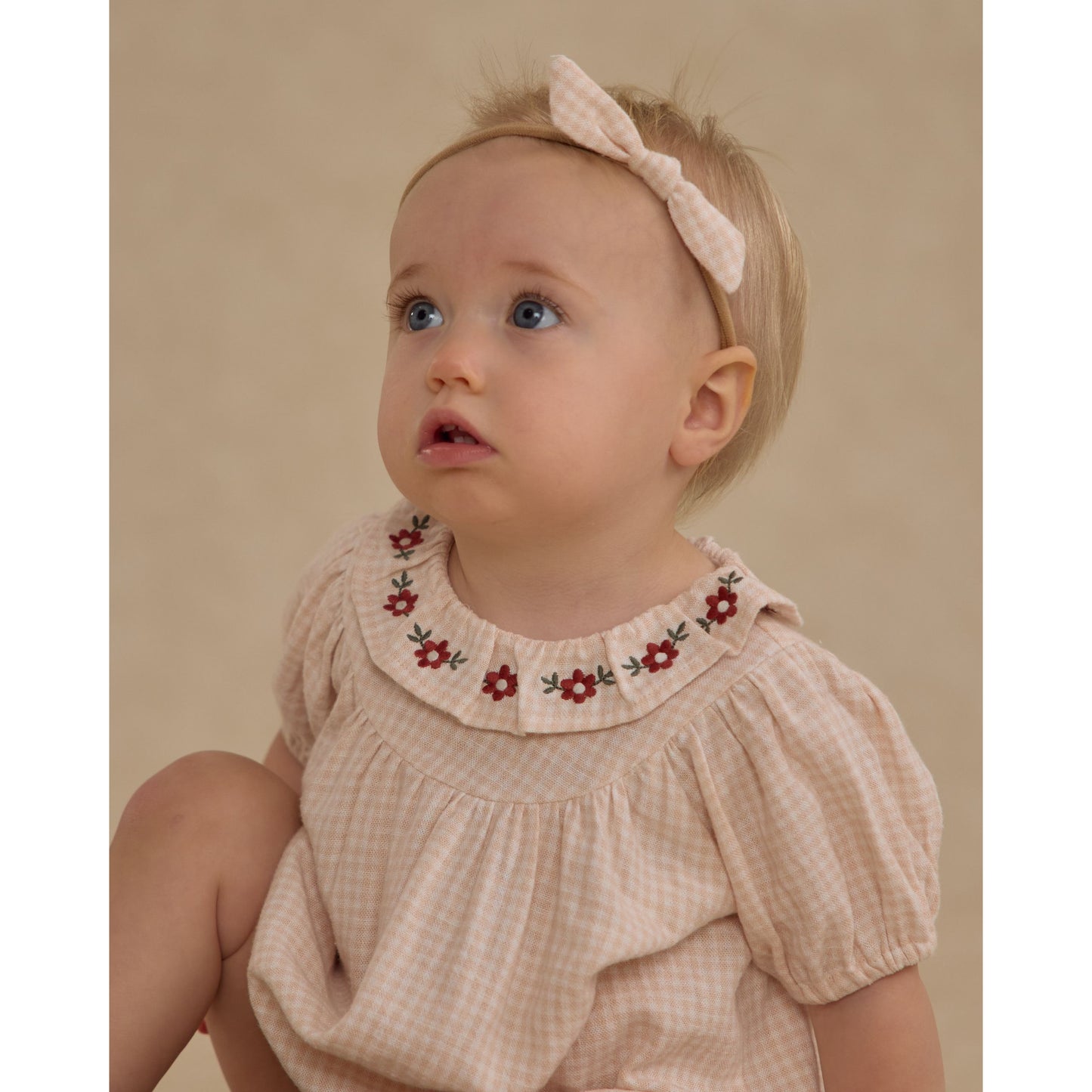 Lula Romper || Petal Gingham