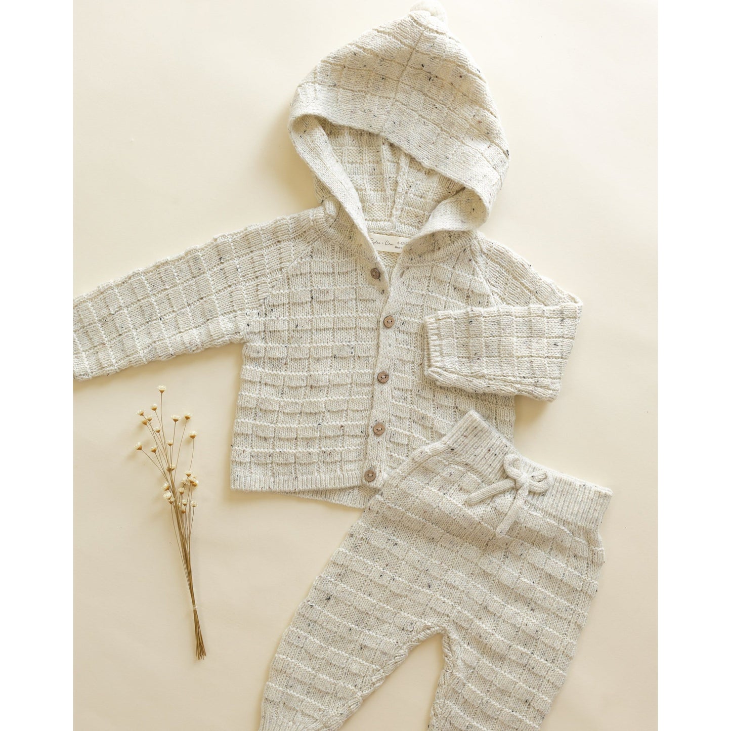 Tassel Cardigan || Oatmeal Speckle