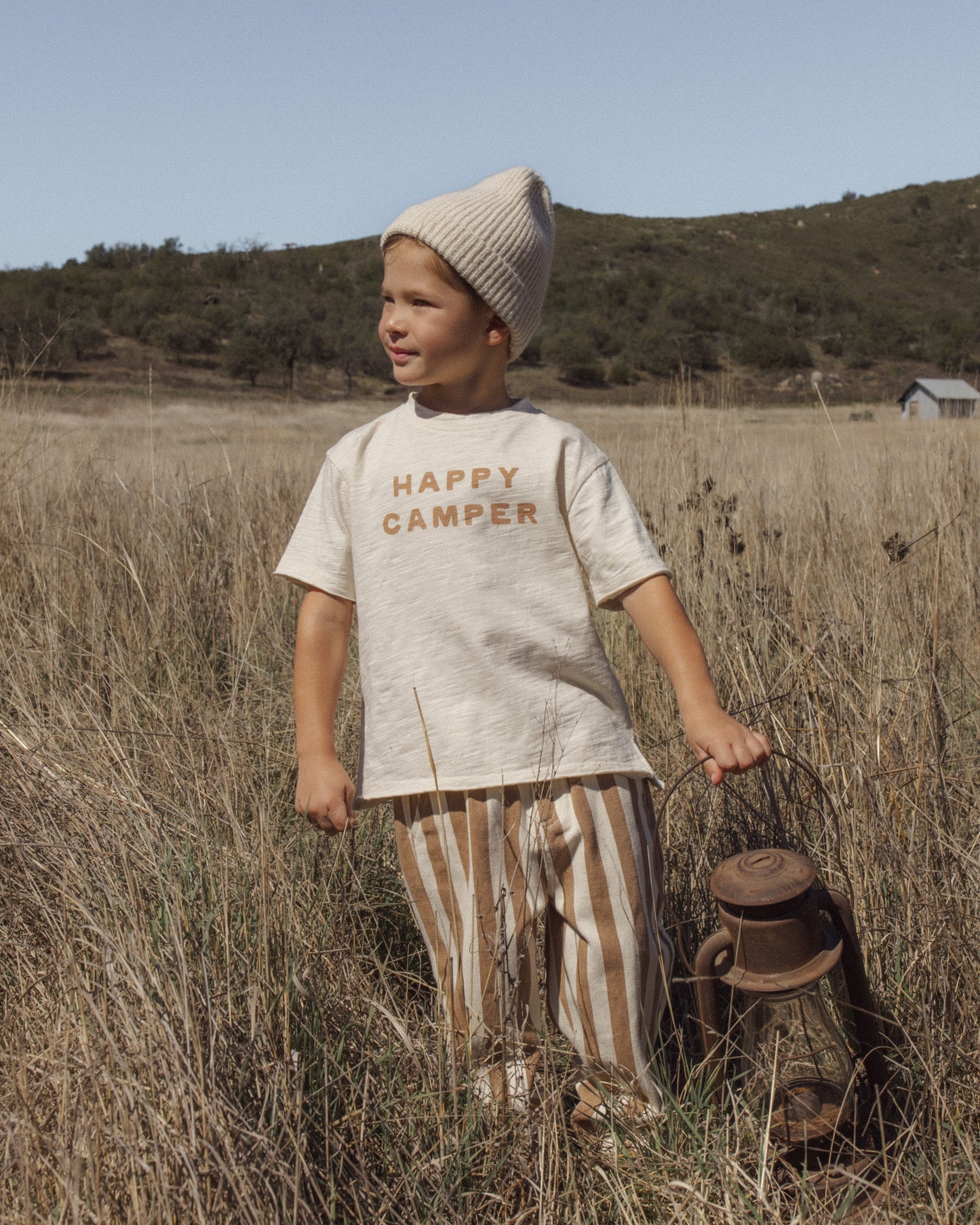 Baggy Pant ll Fawn Pinstripe
