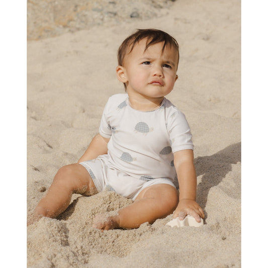 Shorty One-Piece || Sea Turtles