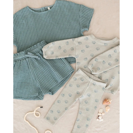 Girls Waffle Set || Ocean
