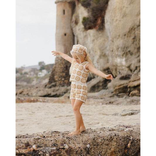 Crochet Tank Set || Marigold Daisy