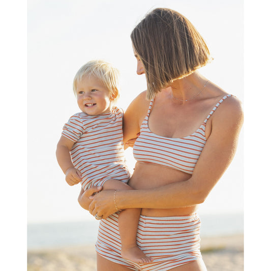 Shorty One-Piece || Americana Stripe