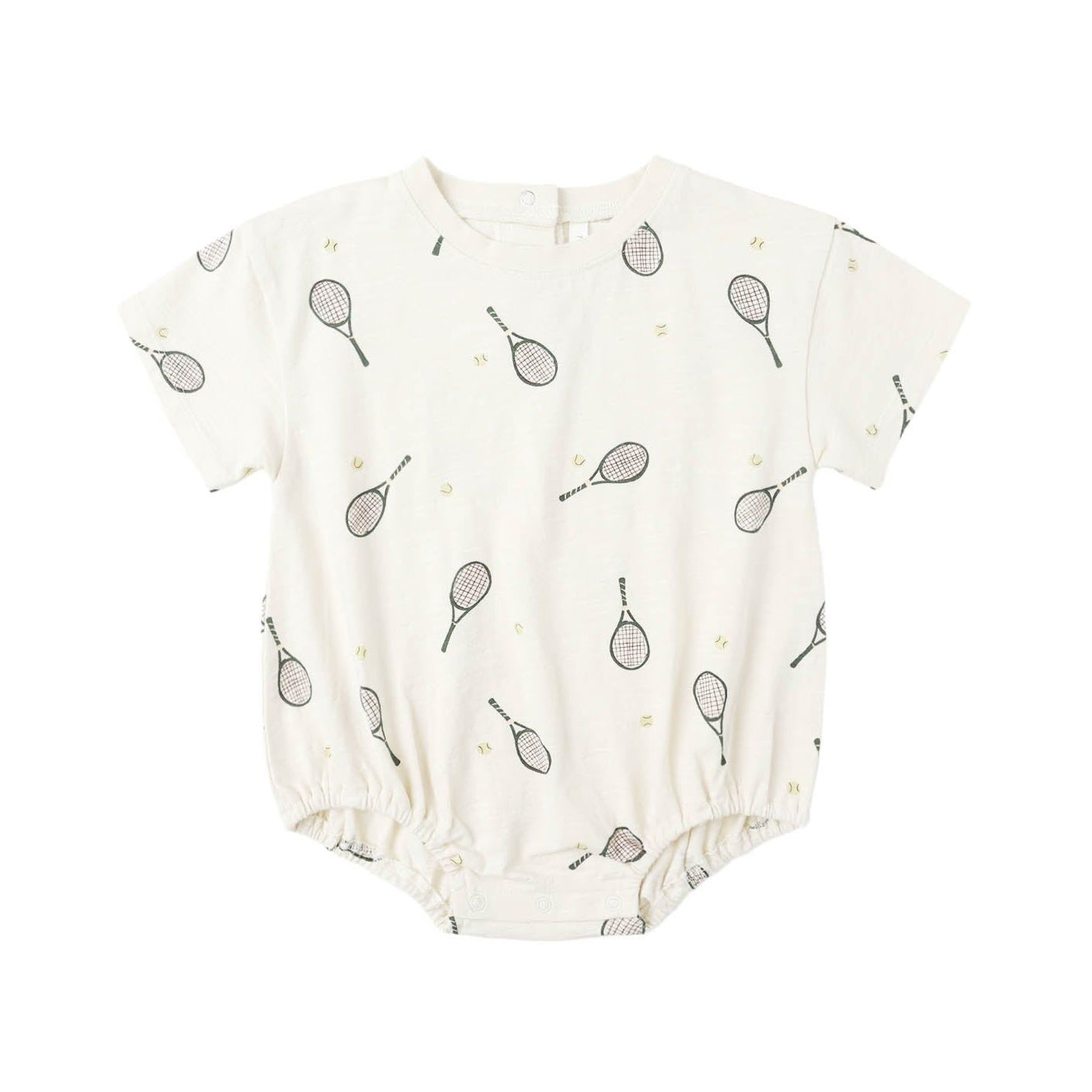 Relaxed Bubble Romper || Tennis