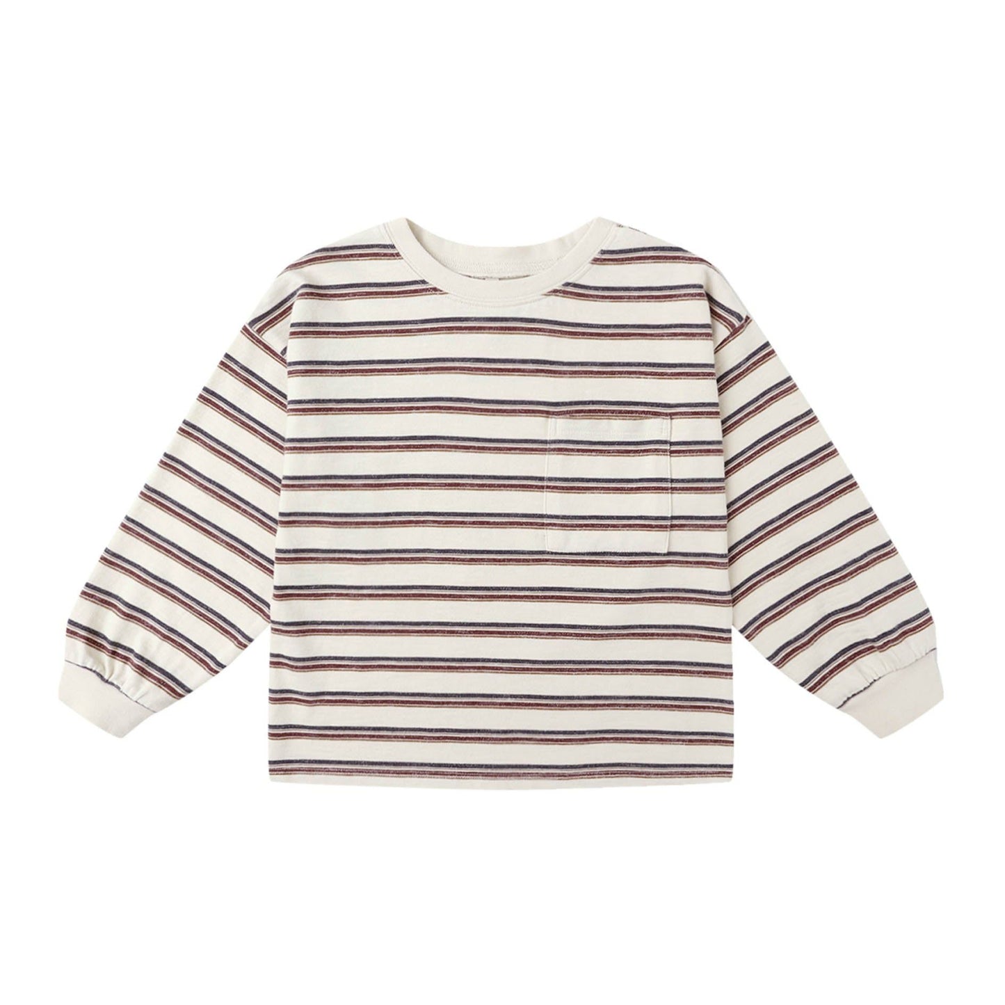 Relaxed Long Sleeve Tee || Vintage Stripe