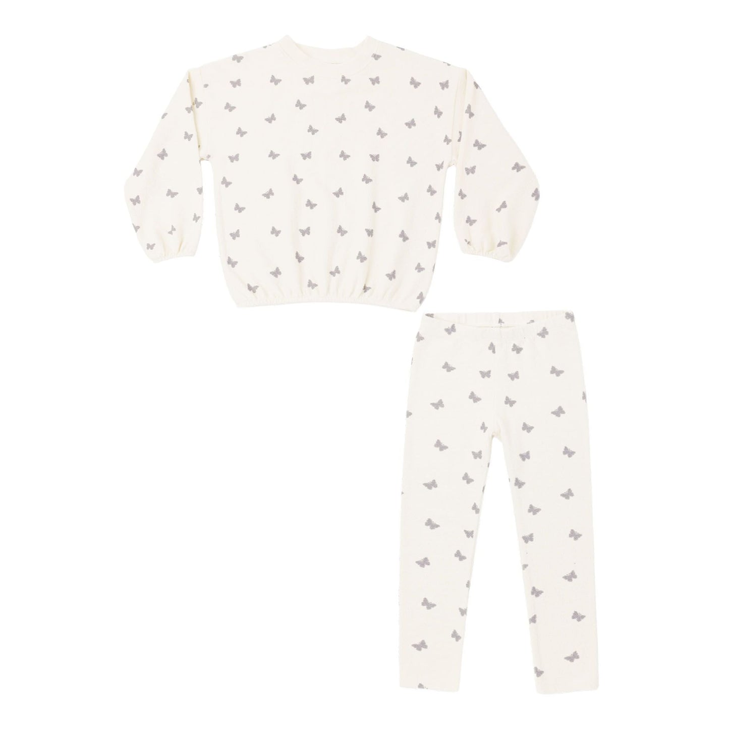 Spongey Knit Set || Butterfly Ditsy