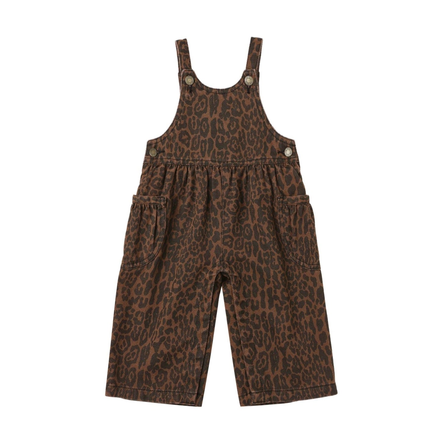 Wide Leg Overall || Leopard