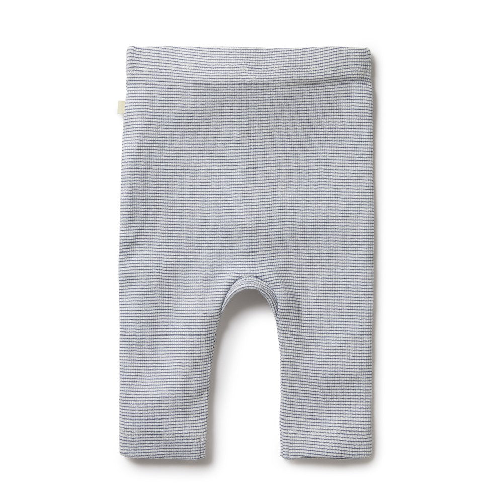 Organic Stripe Rib Legging