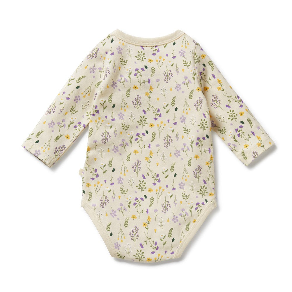 Bella Floral Organic Bodysuit