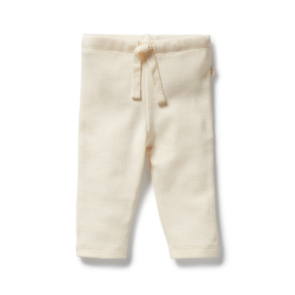 Buttermilk Organic Rib Legging by Wilson and Frenchy – made from organic cotton