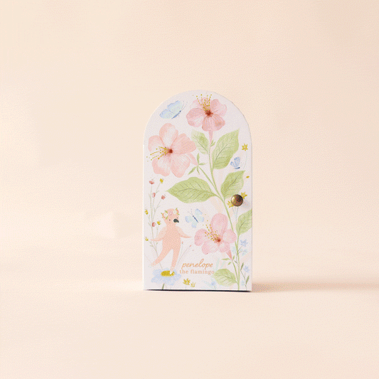 Tiny Penelope the flamingo, gives 10 meals