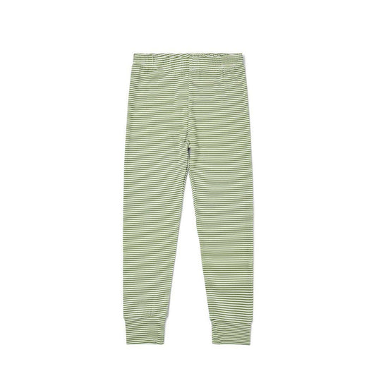 Evergreen Stripe Bamboo Kids Pajama Set