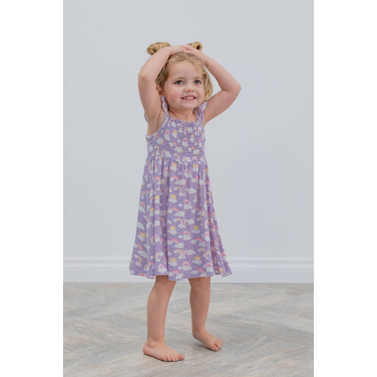Sammy's Vintage Dress - Rainbow Clouds
