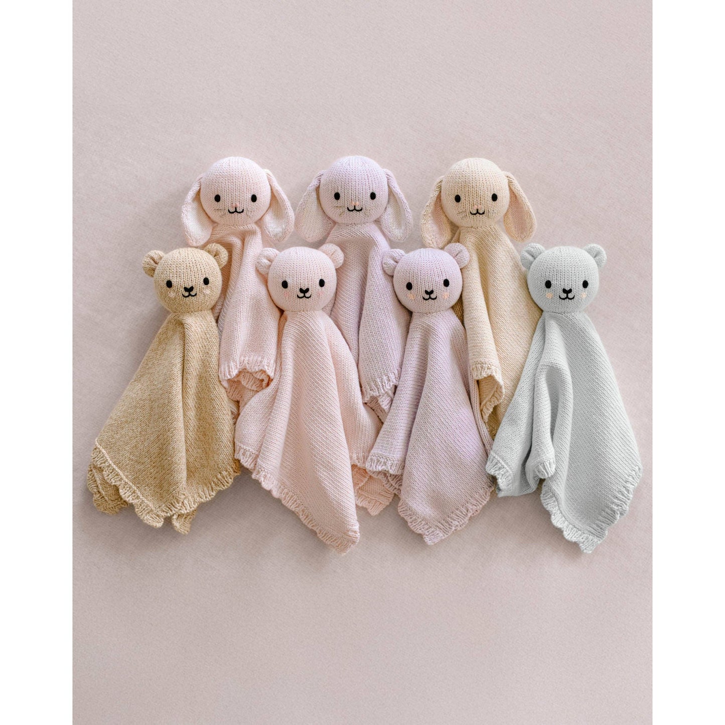 cuddle+kind - Baby bear lovey (baby blue)