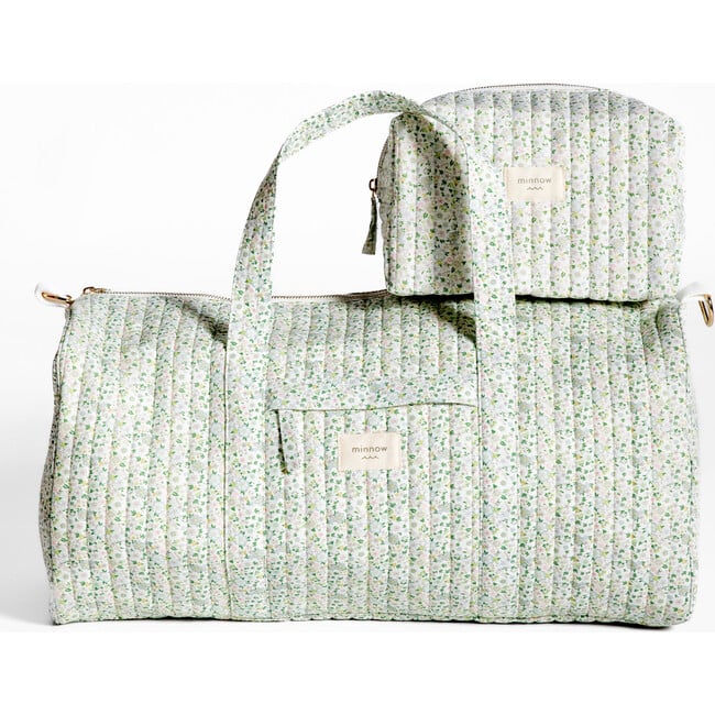 sea marsh floral weekender bag