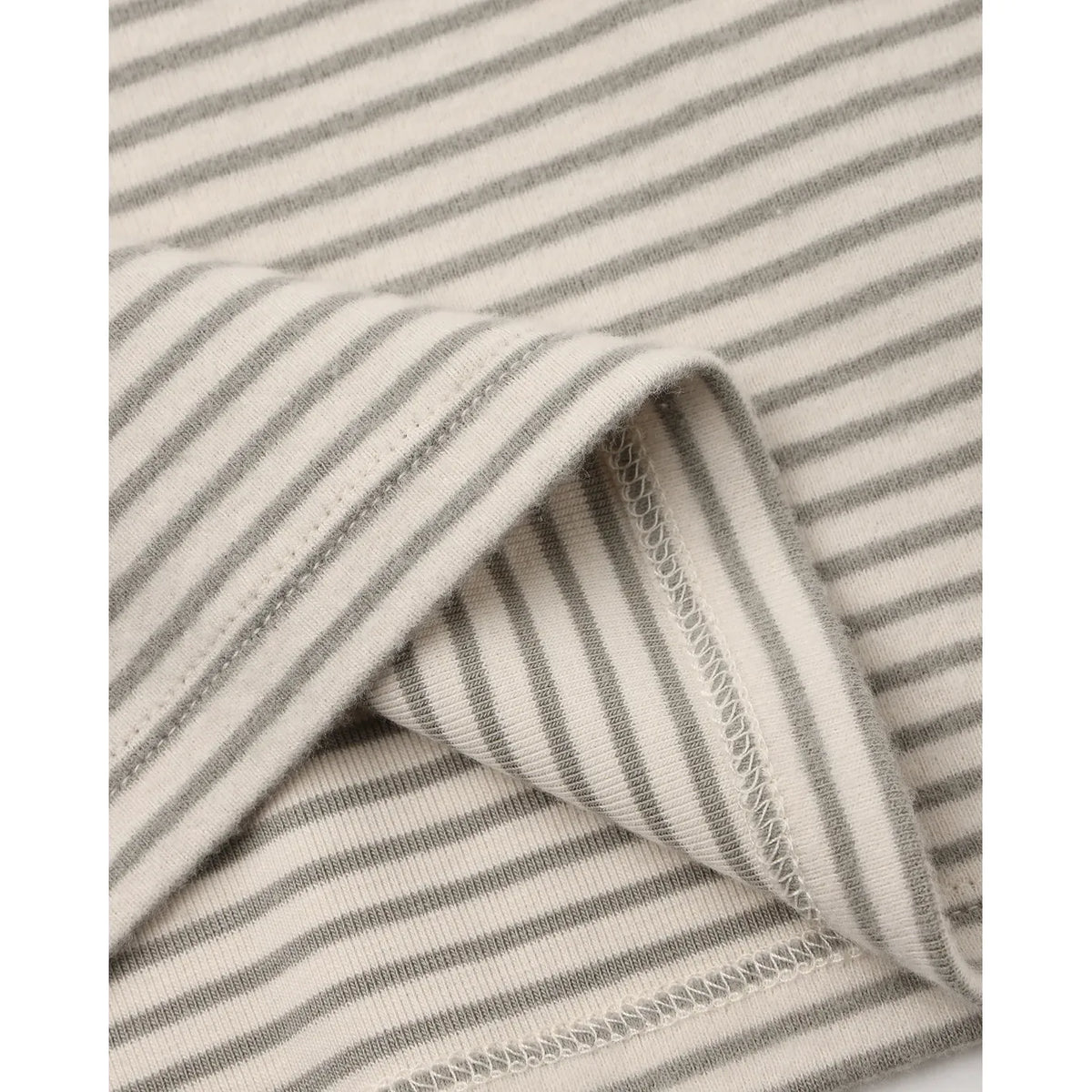 LONG SLEEVE TEE || LAUREL MICROSTRIPE
