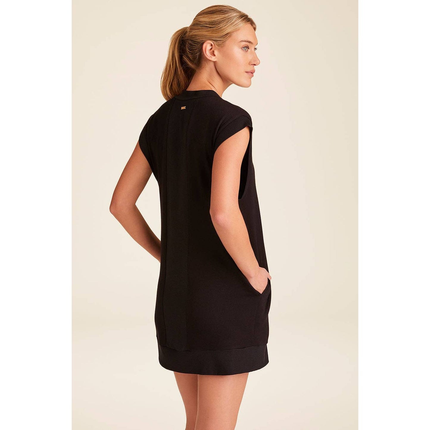 Plie Dress: Black
