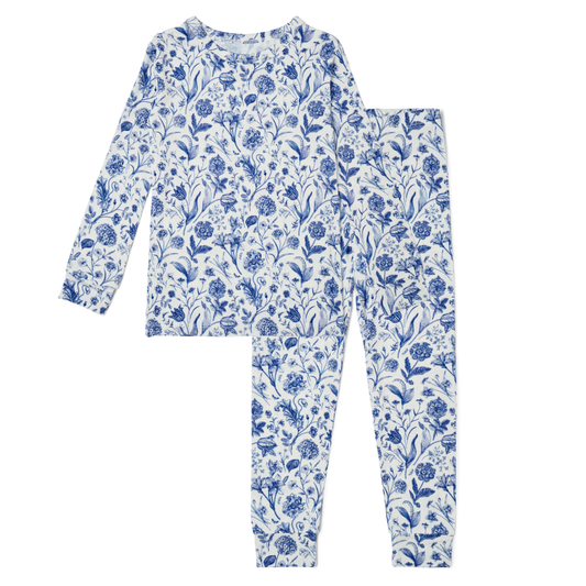 Porcelain Vine Bamboo Toddler Pajama Set