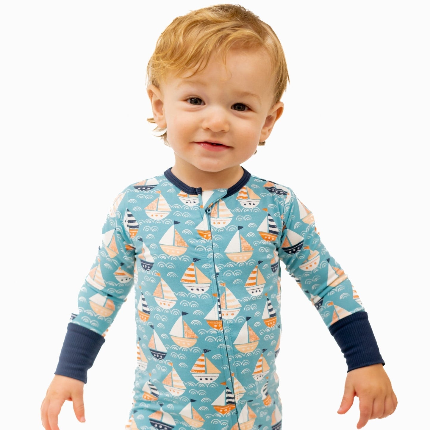 Convertible Romper - Boats