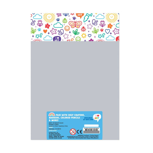 OOLY - Colorful Doodles: Sketchbook (5.8" x 8.3"; 60 Sheets)