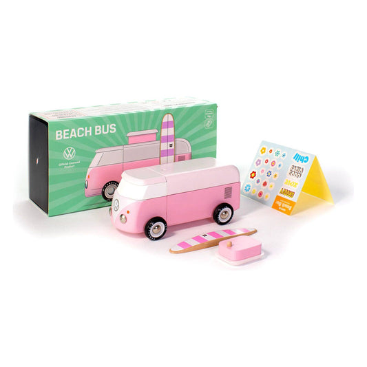 VW Beach Bus Pink