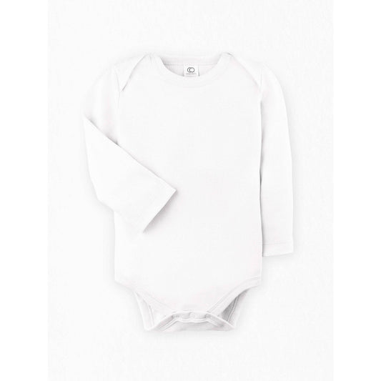 Classic Long Sleeve Bodysuit: White