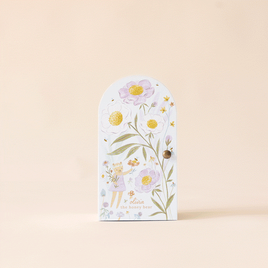 Tiny Olivia the honey bear, gives 10 meals