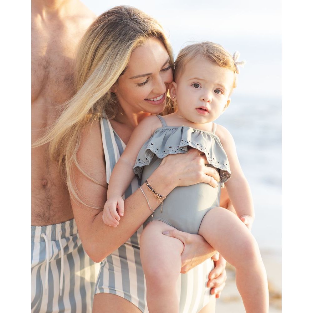 Off-The-Shoulder One-Piece || Sea Green