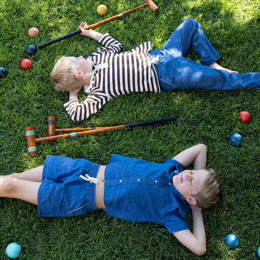 boys chambray short sleeve button down shirt