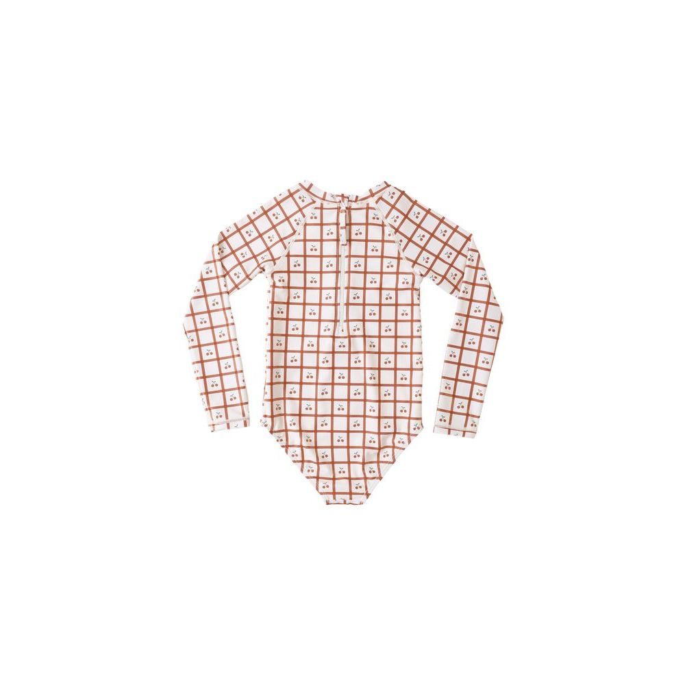 Delphine Rashguard One-Piece || Cherry Check