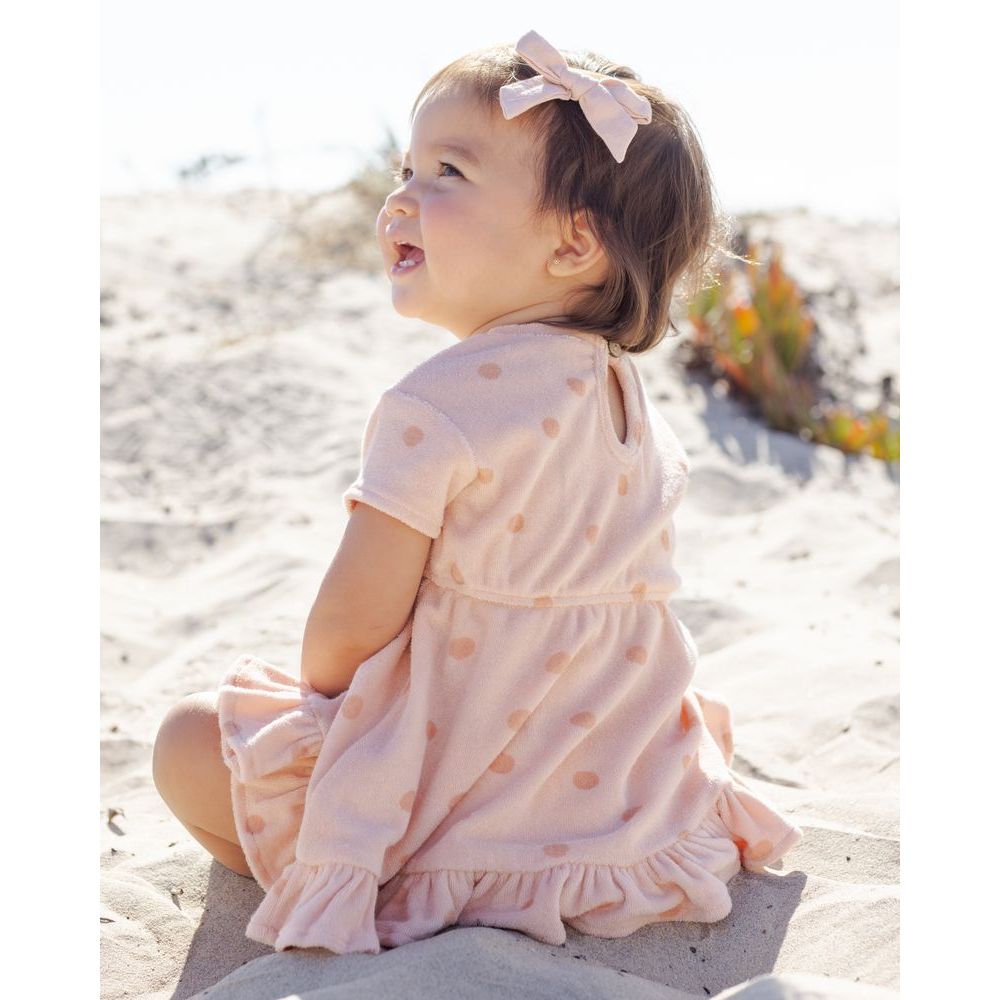 Terry Dress || Polka Dot