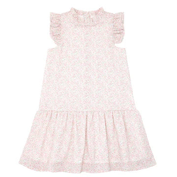 girls antique floral drop waist dress 3/4T girls antique floral drop waist dress 3/4T