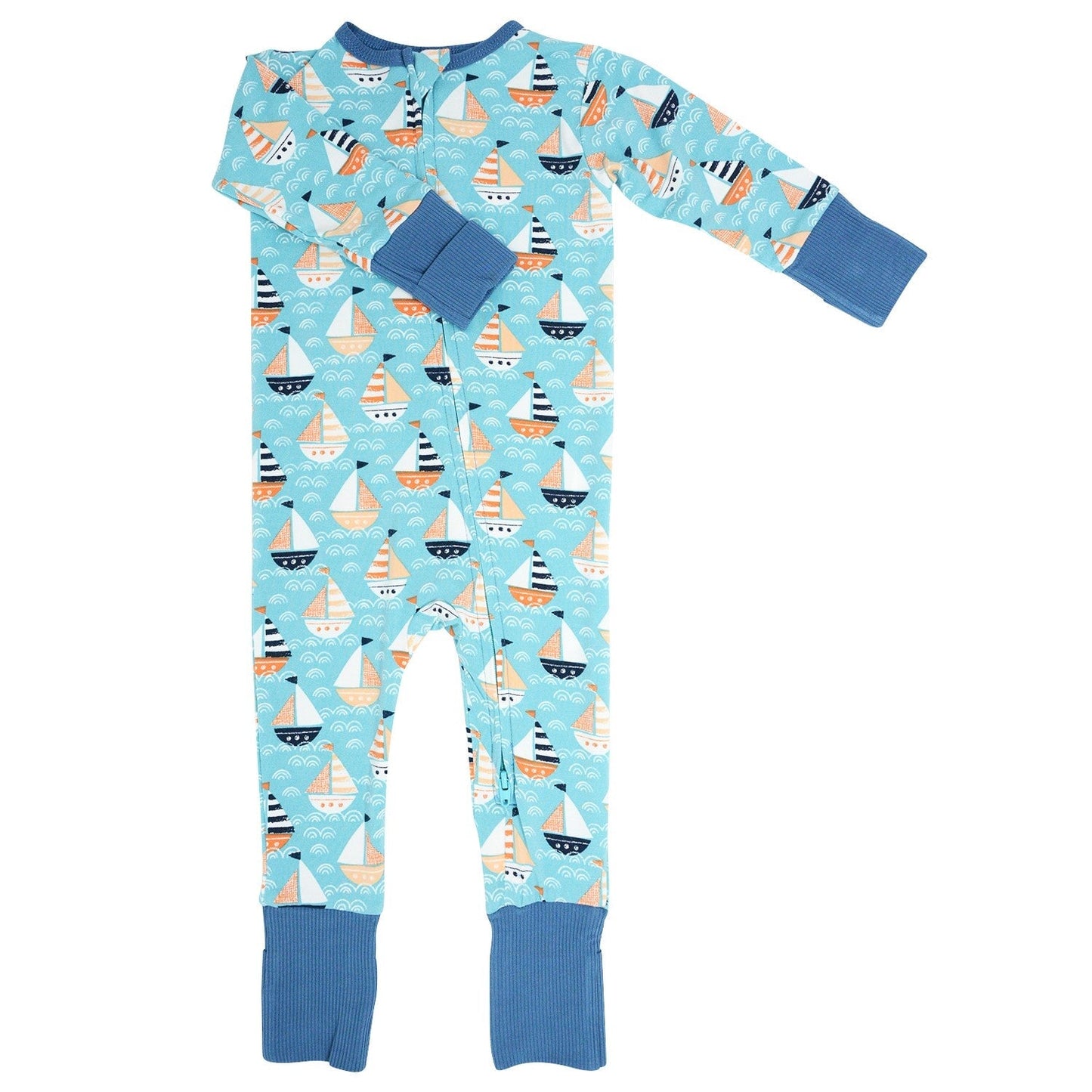 Convertible Romper - Boats