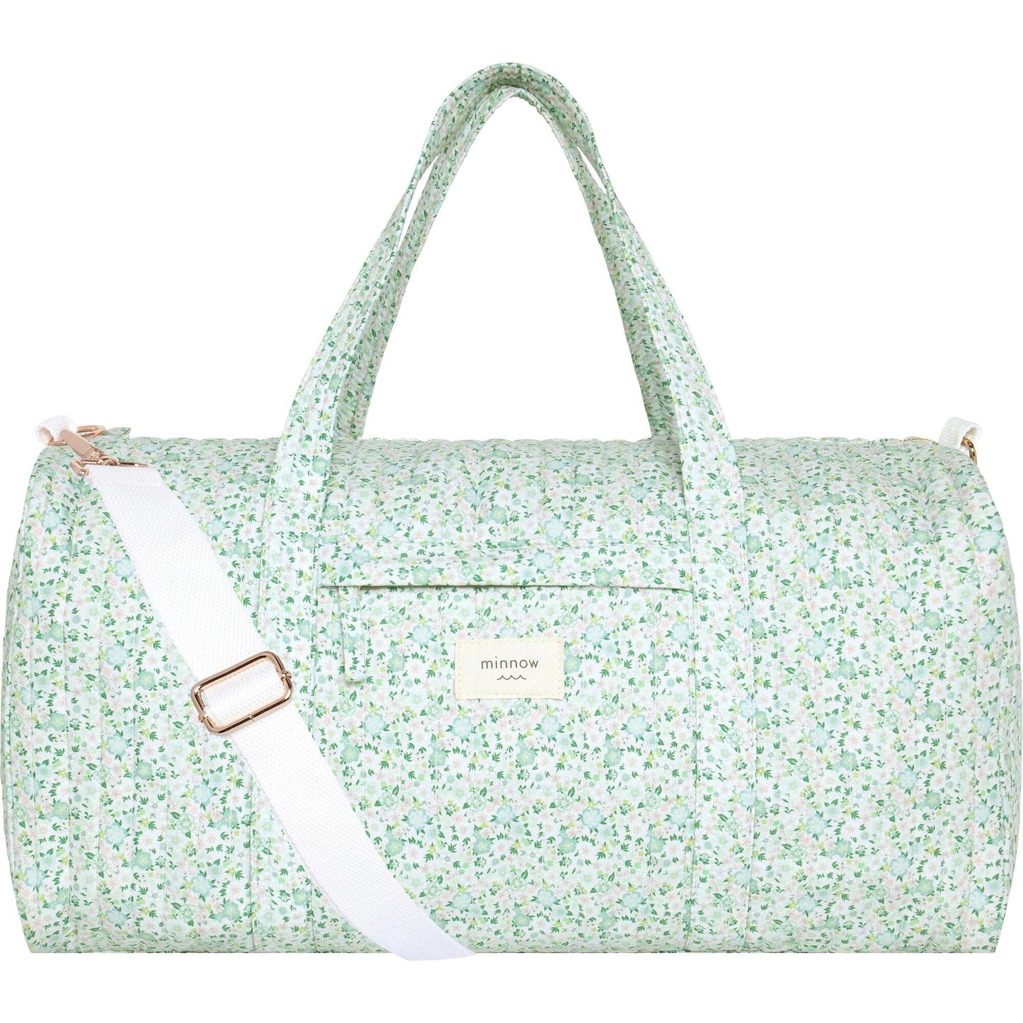 sea marsh floral weekender bag