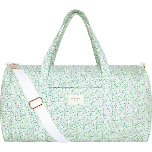 sea marsh floral weekender bag