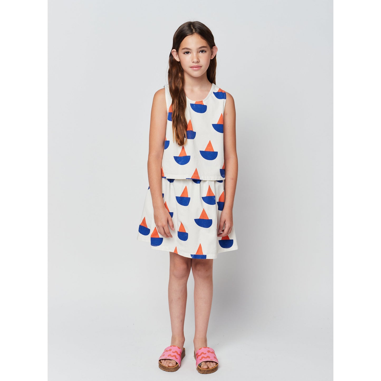 Sailboat All Over Woven Skirt