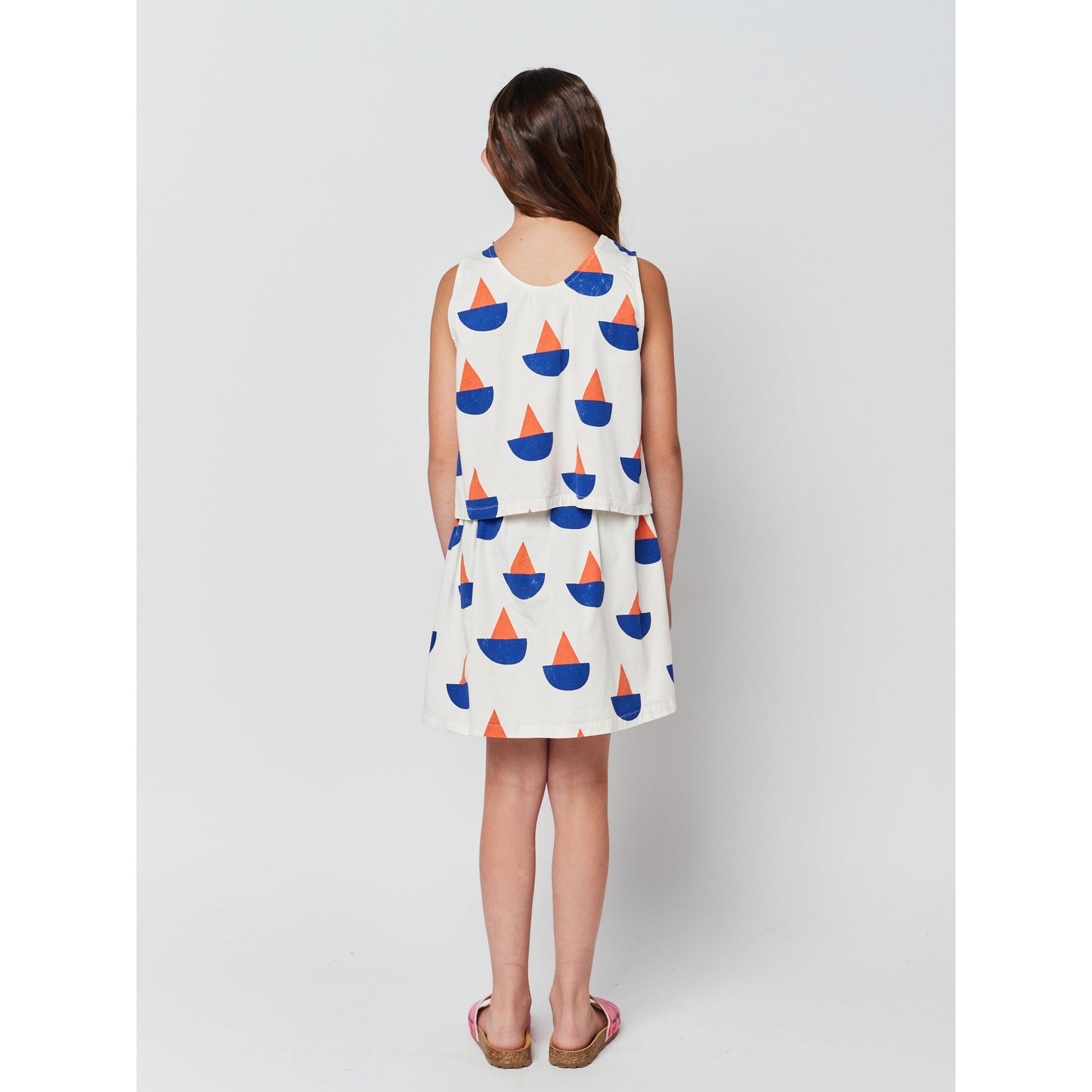 Sailboat All Over Woven Skirt