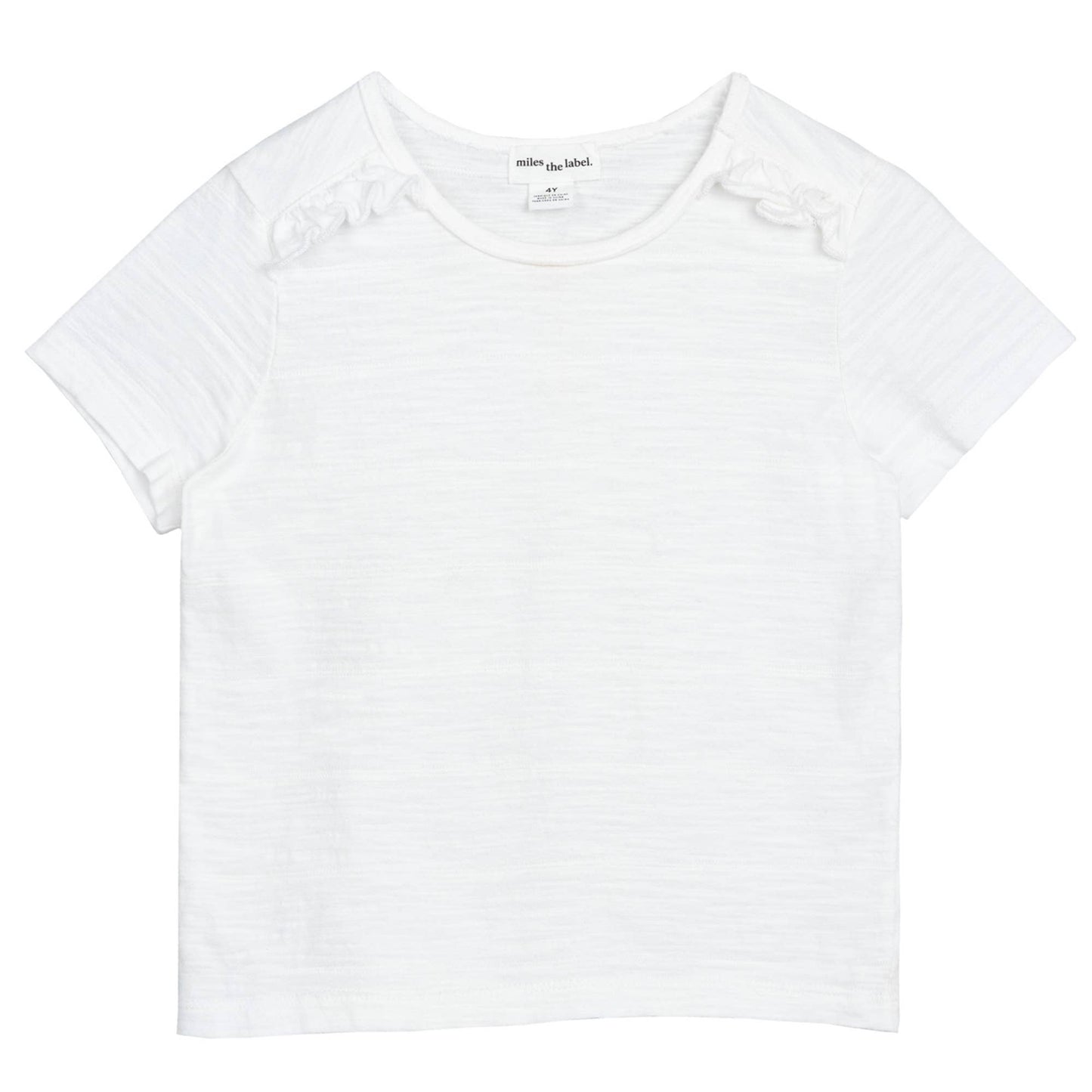 Off-White Textured Slub Jersey T-Shirt