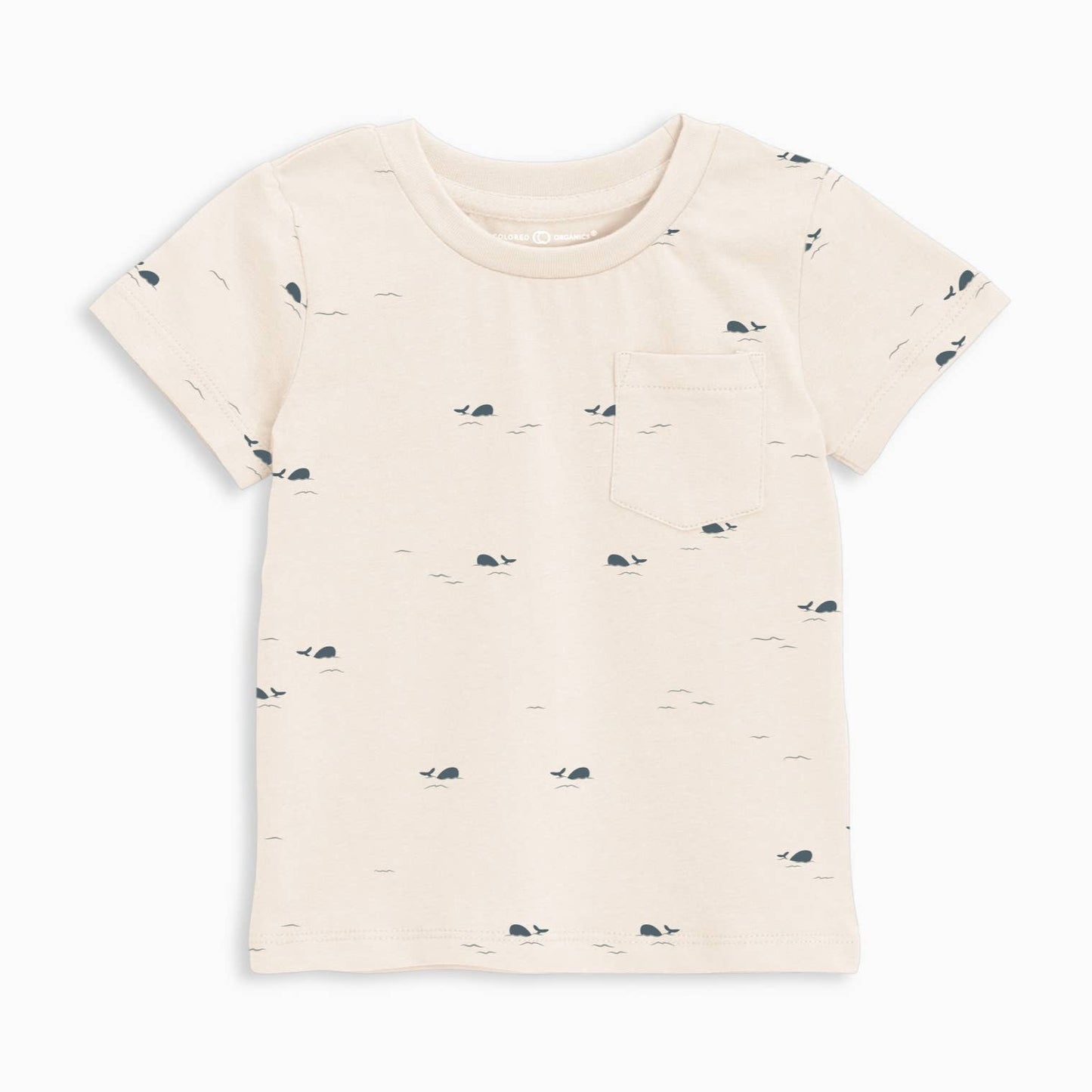 Everest Pocket Tee - Whales / Harbor