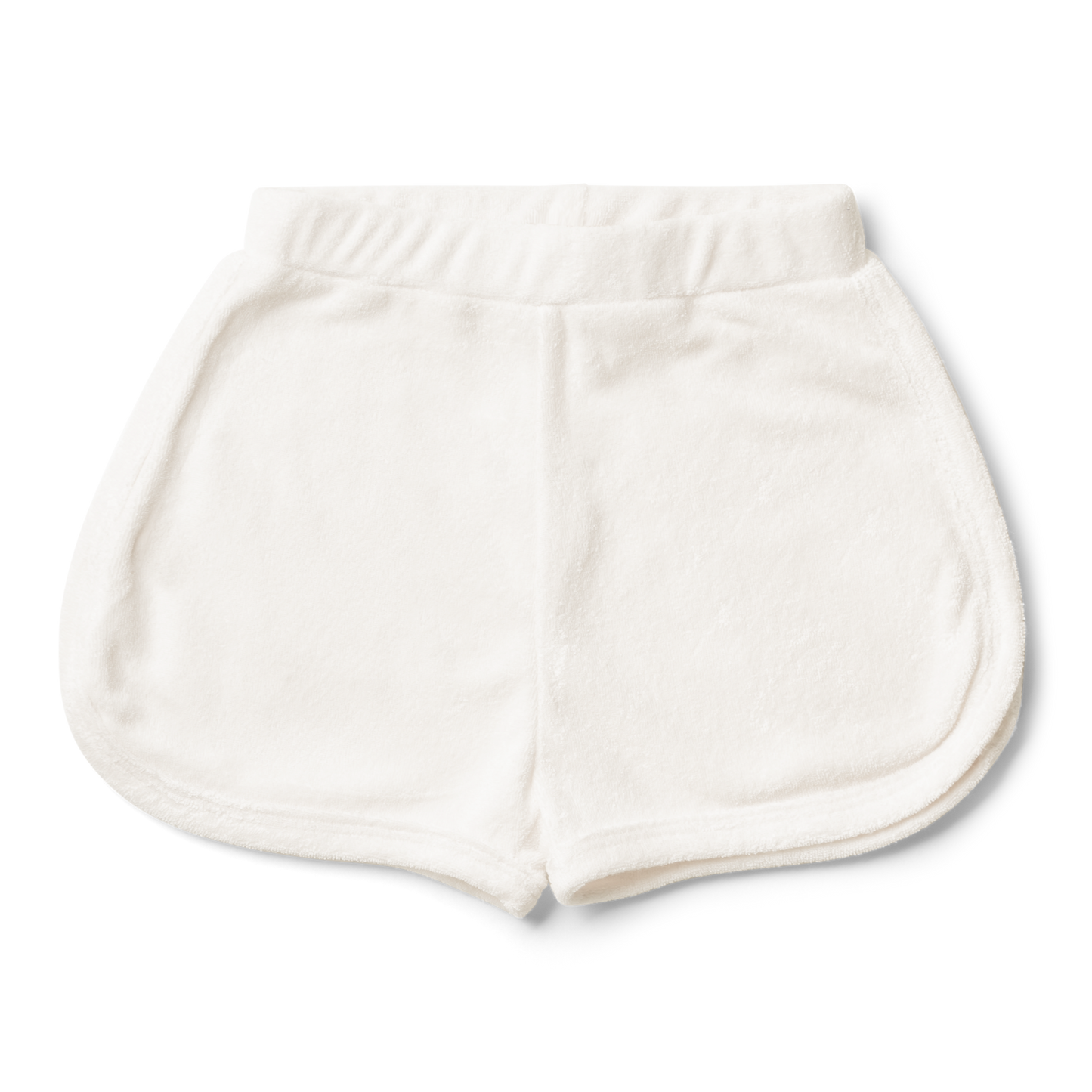 Viscose + Organic Cotton Terry Shorts - Cloud
