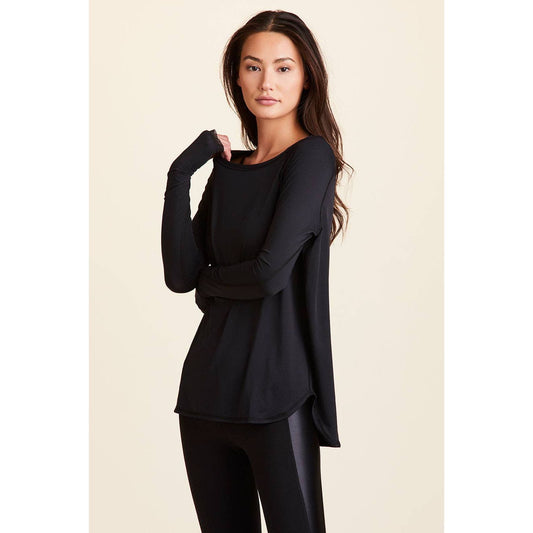 Fractal Raglan Tee: Black/Black