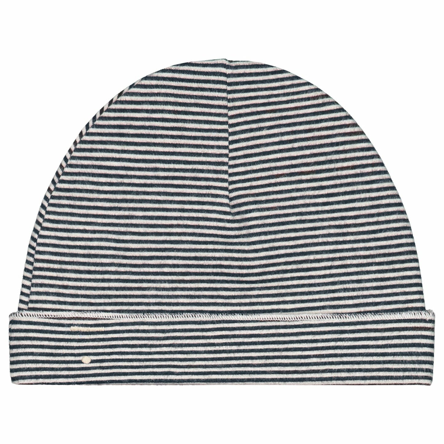 Baby Beanie - Blue Grey/Cream