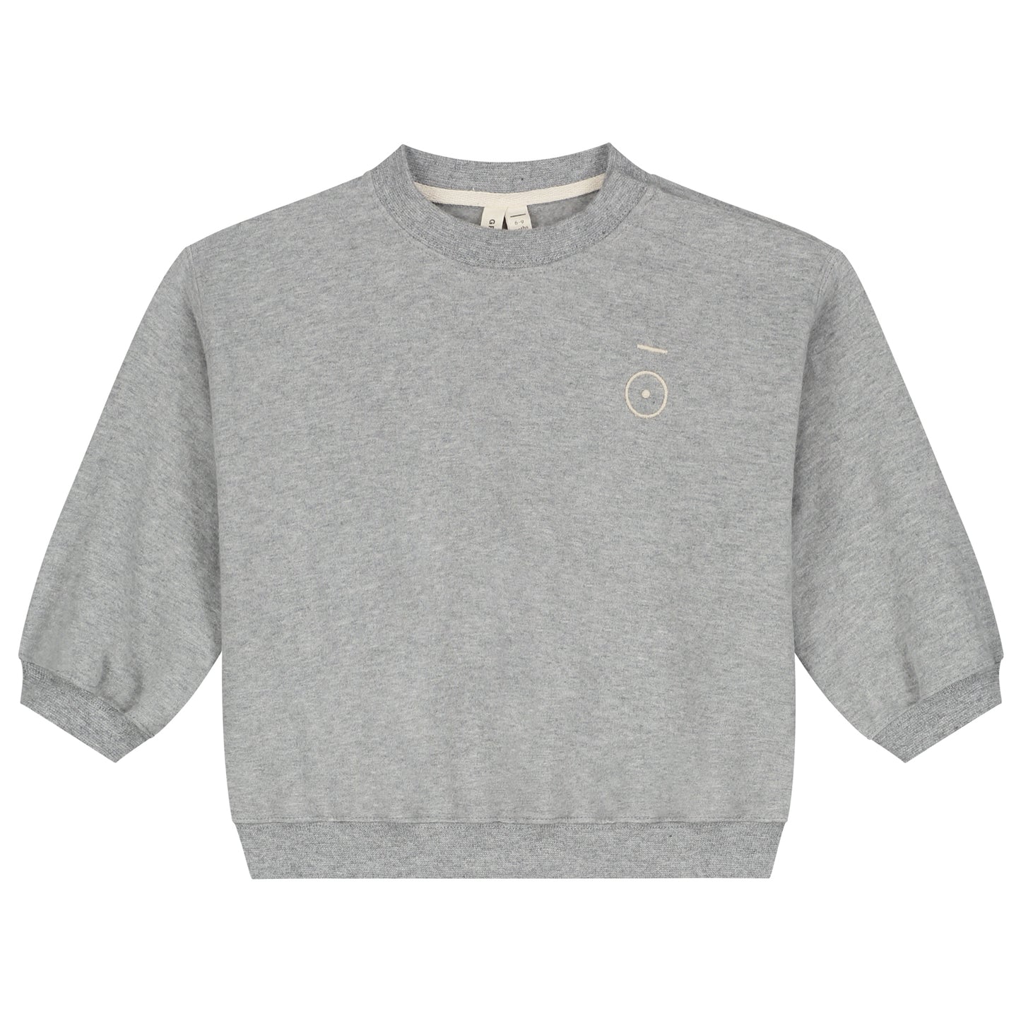 Baby Dropped Shoulder Sweater - Grey Melange