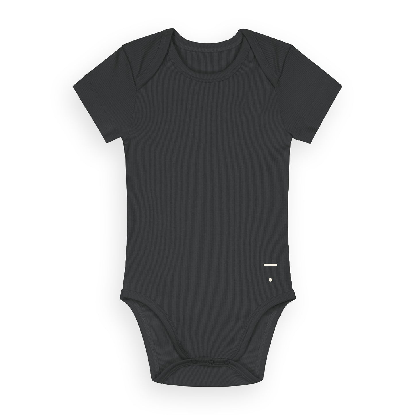 Baby S/S Onesie 2 Pack - Nearly Black