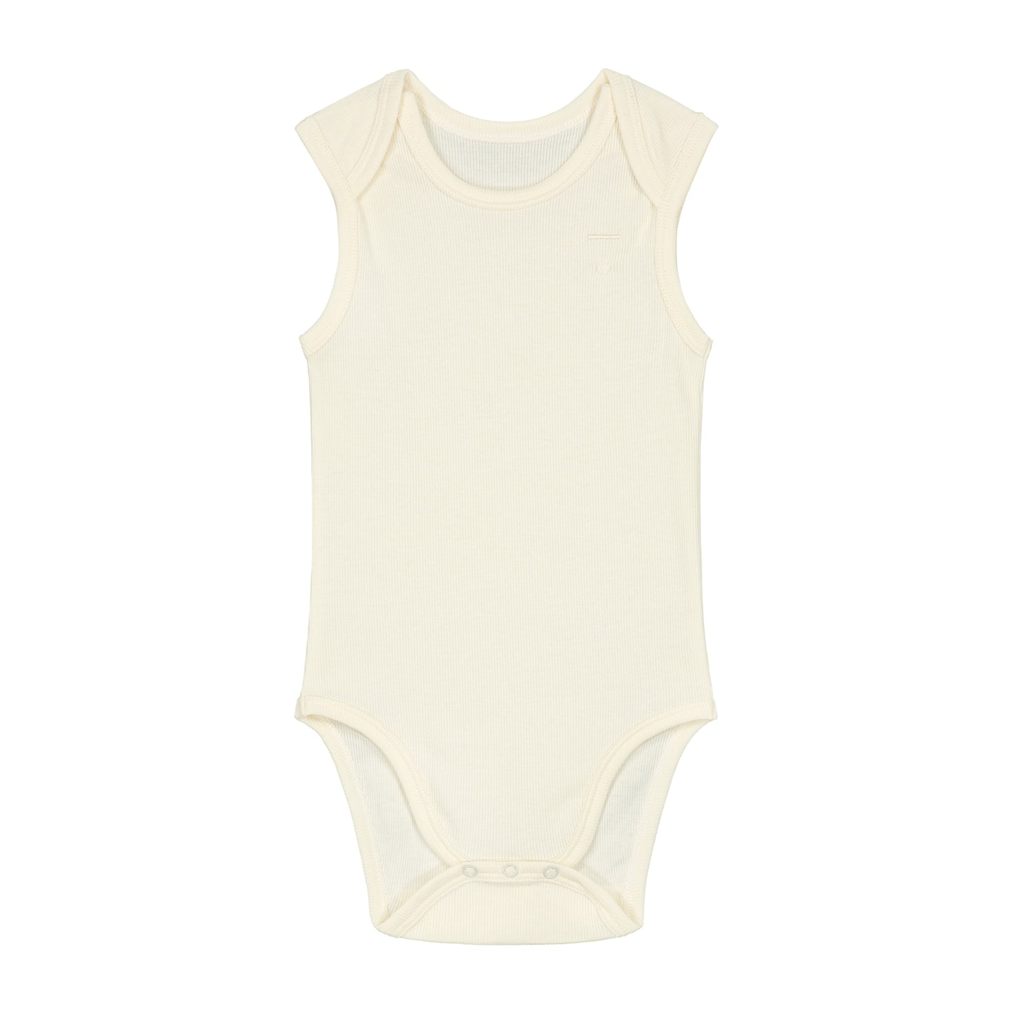 Baby Sleeveless Onesie 2 Pack - Cream