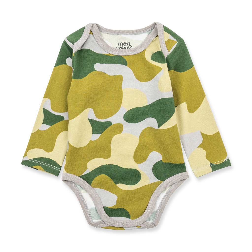 Camo Print Bodysuit