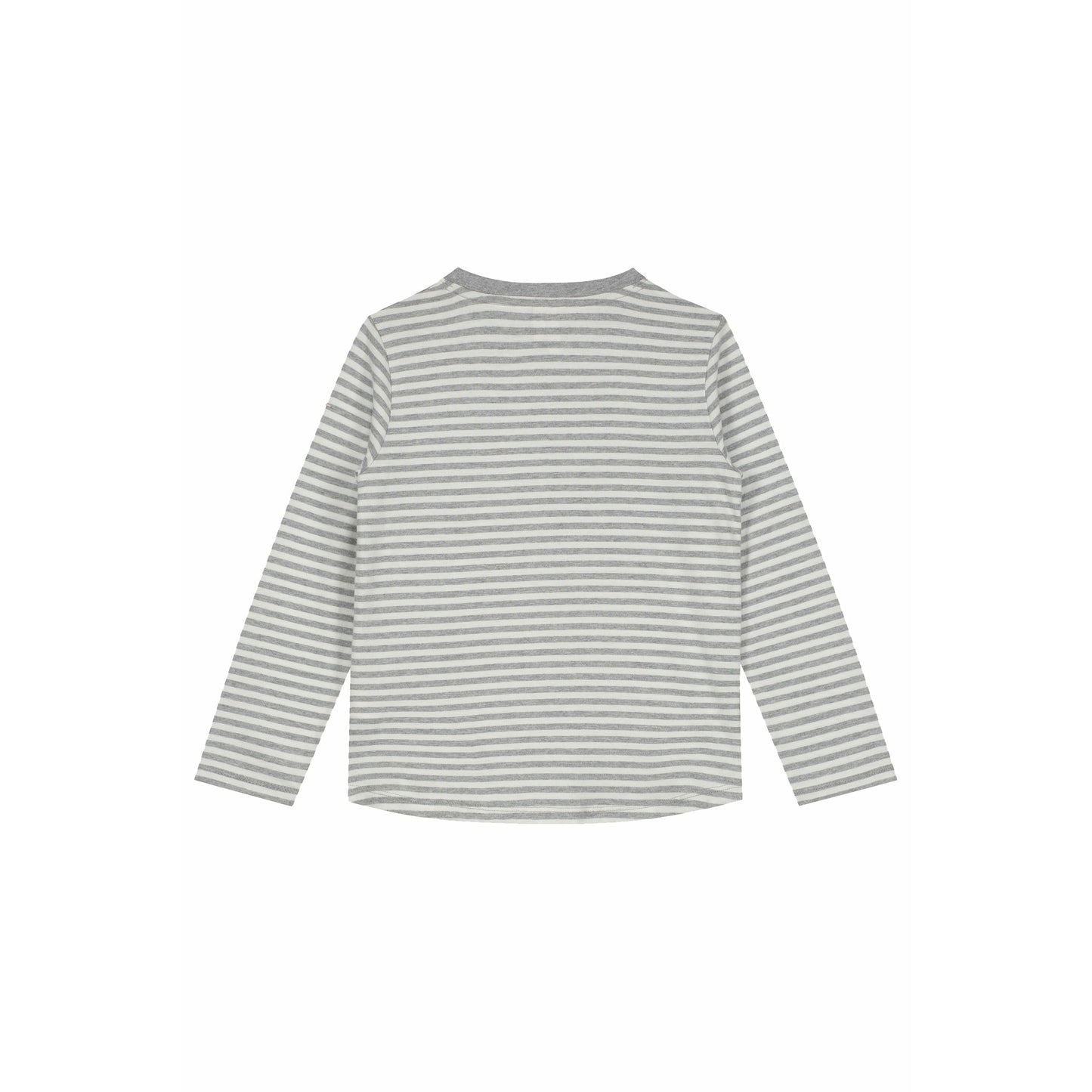 L/S Tee - Grey Melange/Off White